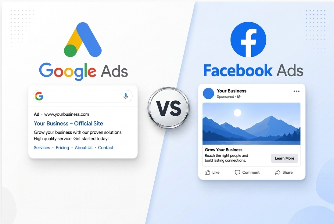 Google Ads vs Facebook Ads